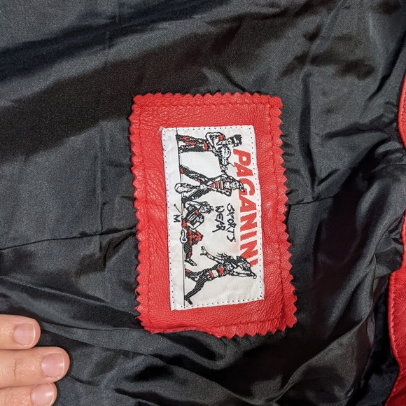 Paganini authentic soft red leather - Picture 4 of 5